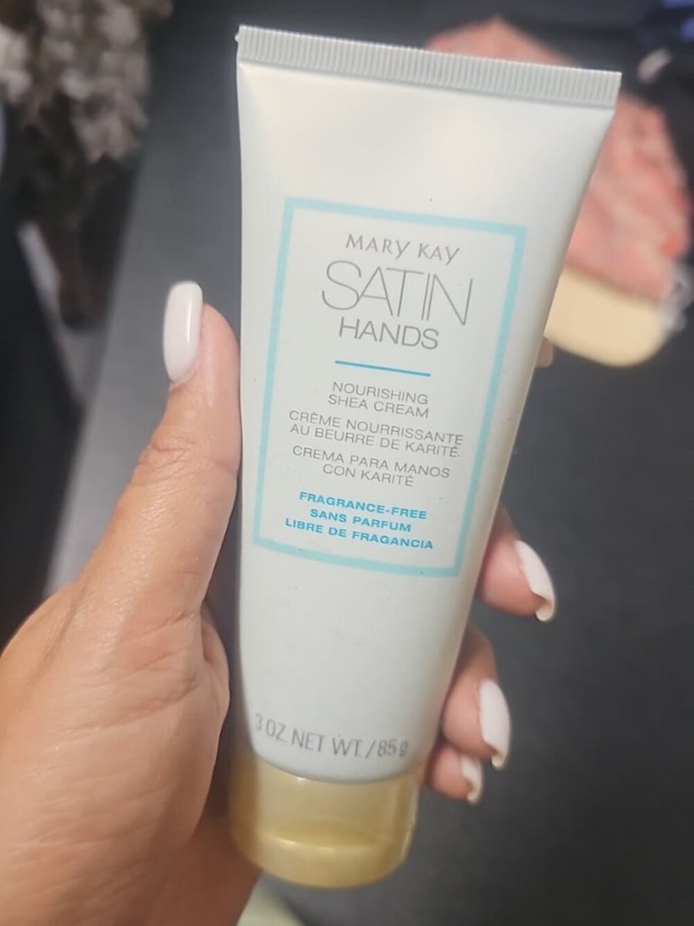 MK Satin Hands Nourishing Shea Cream Fragrance-Free (3 oz)